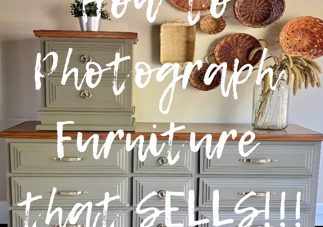 how to photograph furniture that sells
