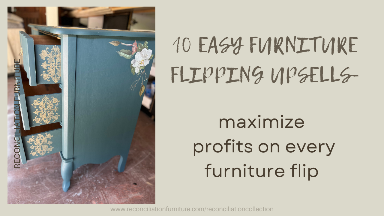 furniture flipping upsells