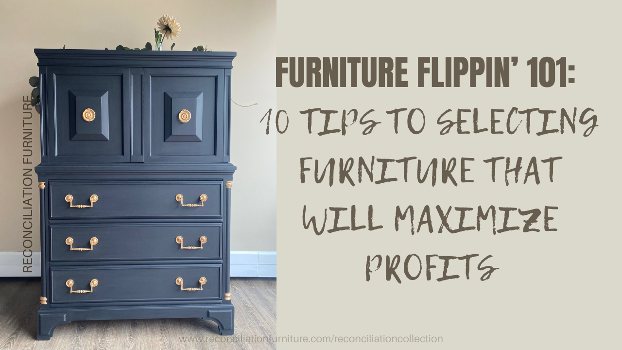 furniture flipping tips to maximize profits