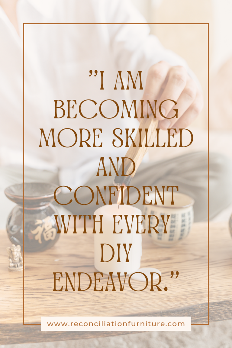 affirmations for diy and furniture flippers