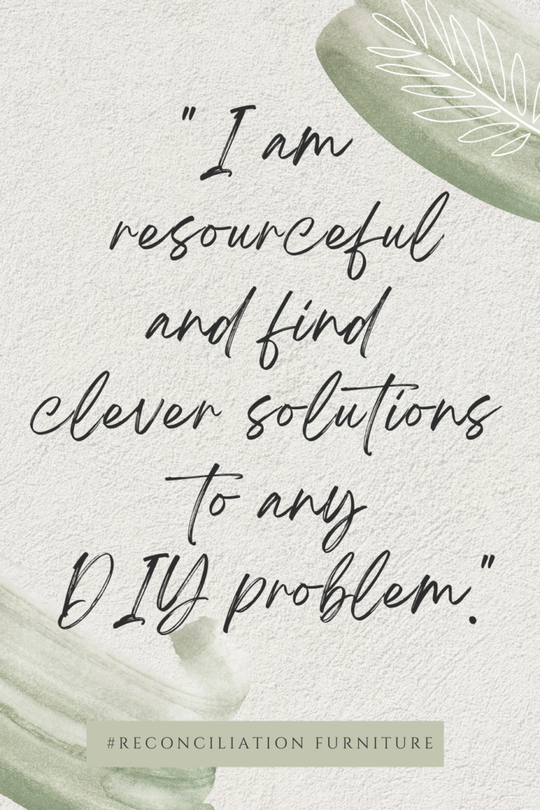 affirmations for diy and furniture flippers