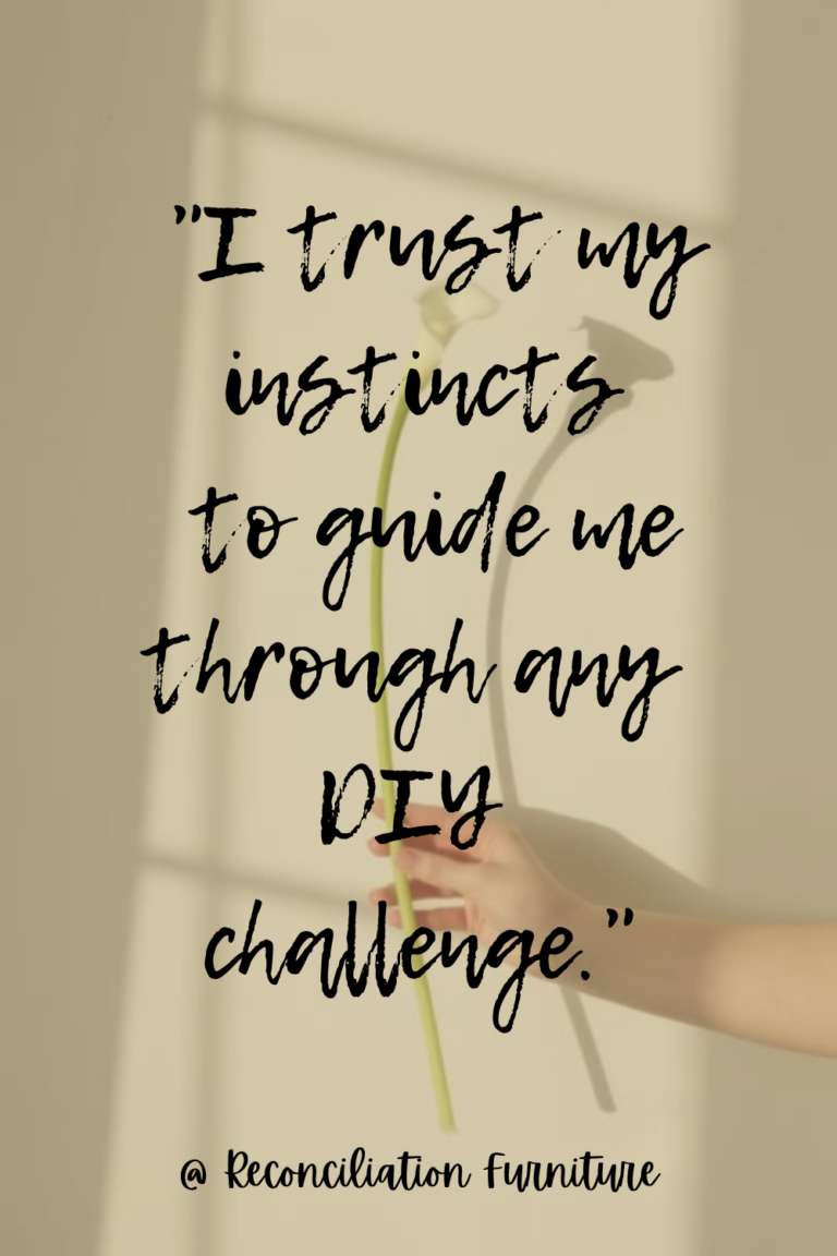 affirmations for diy and furniture flippers