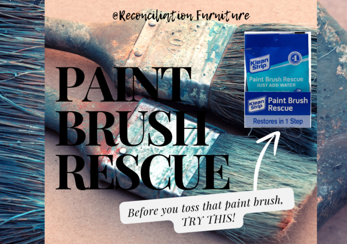 Paint Brush Rescue: cleans dried on paint so you never have to throw away another paint brush