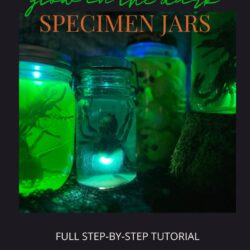 DIY Halloween: Light-Up Specimen Jars