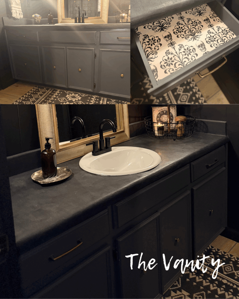 final reveal: bathroom vanity cabinets