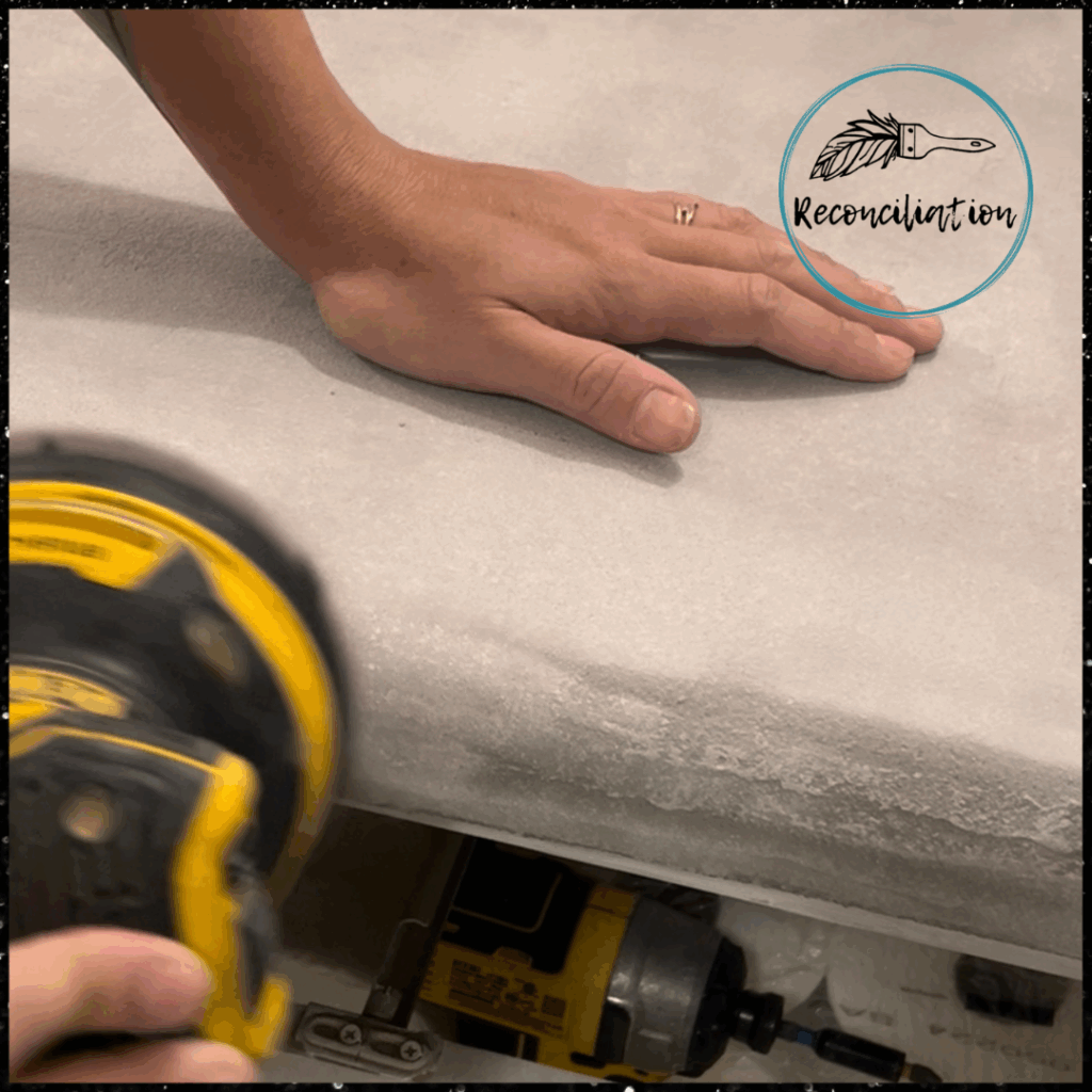 step 7 (2) Concrete Counter Tops