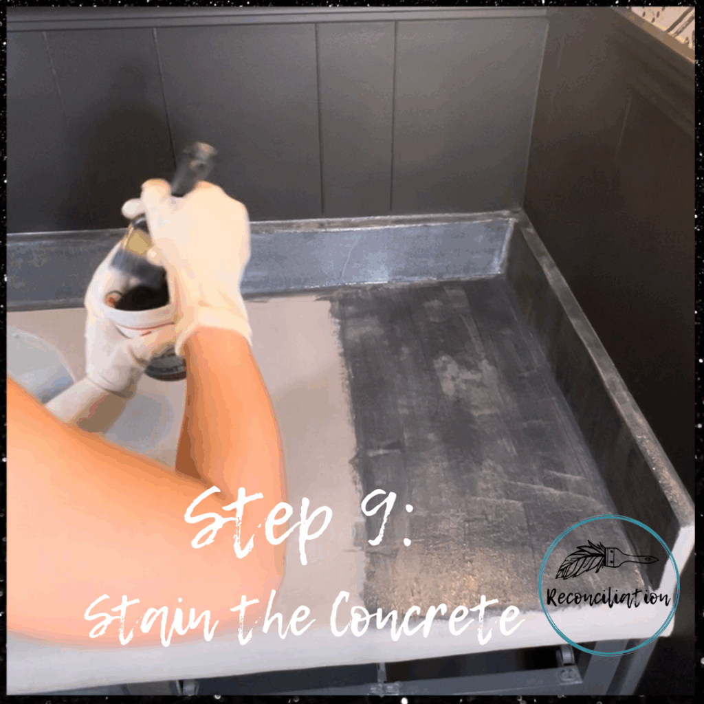 step 9 (2) Concrete Counter Tops