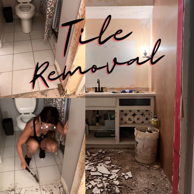 Removing Tiles from floor