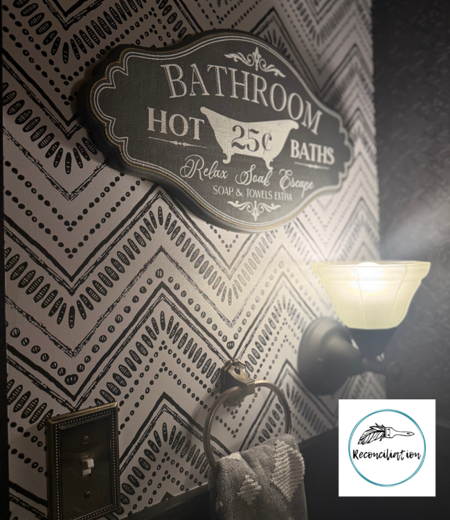 final reveal- bathroom signs