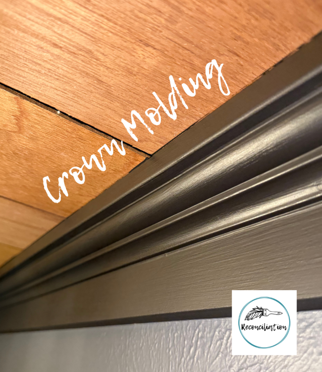 final reveal- crown molding