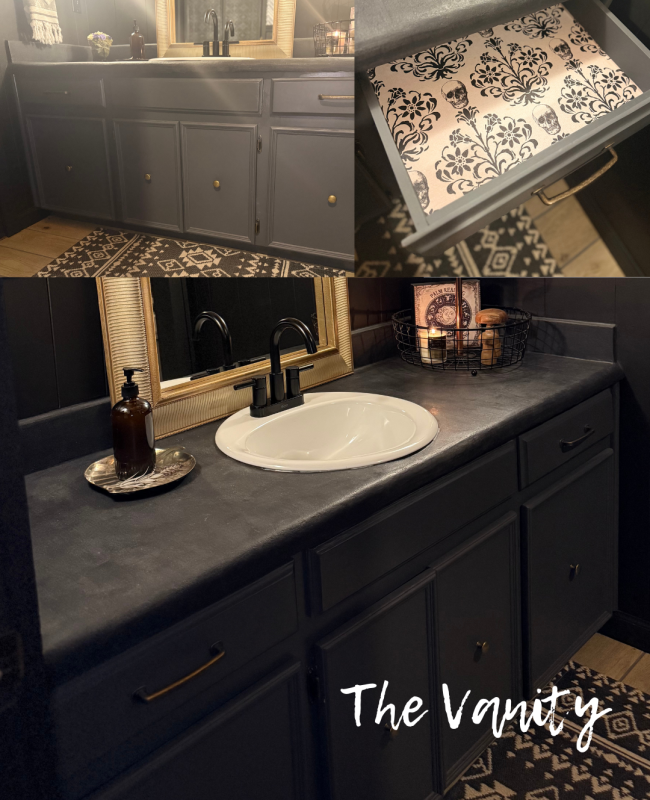 final reveal: bathroom vanity cabinets